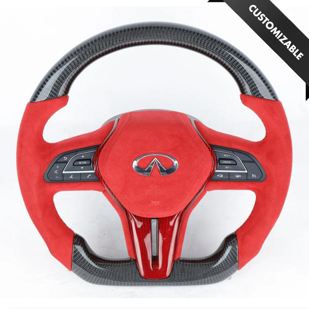 2013-2024 Infiniti Q50 Q60 Custom Carbon Fiber Steering Wheel - Image 56