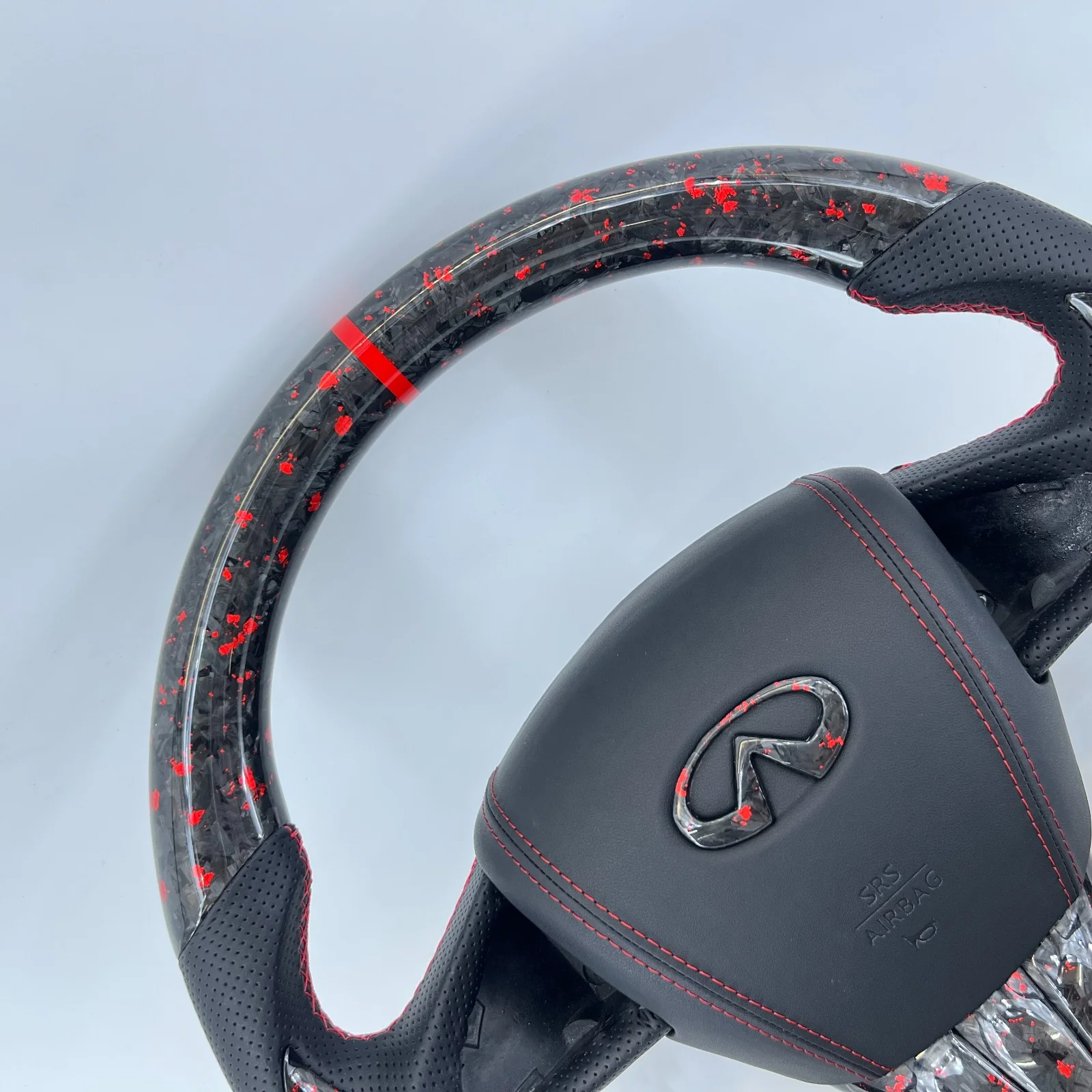 2013-2024 Infiniti Q50 Q60 Custom Carbon Fiber Steering Wheel - Image 14
