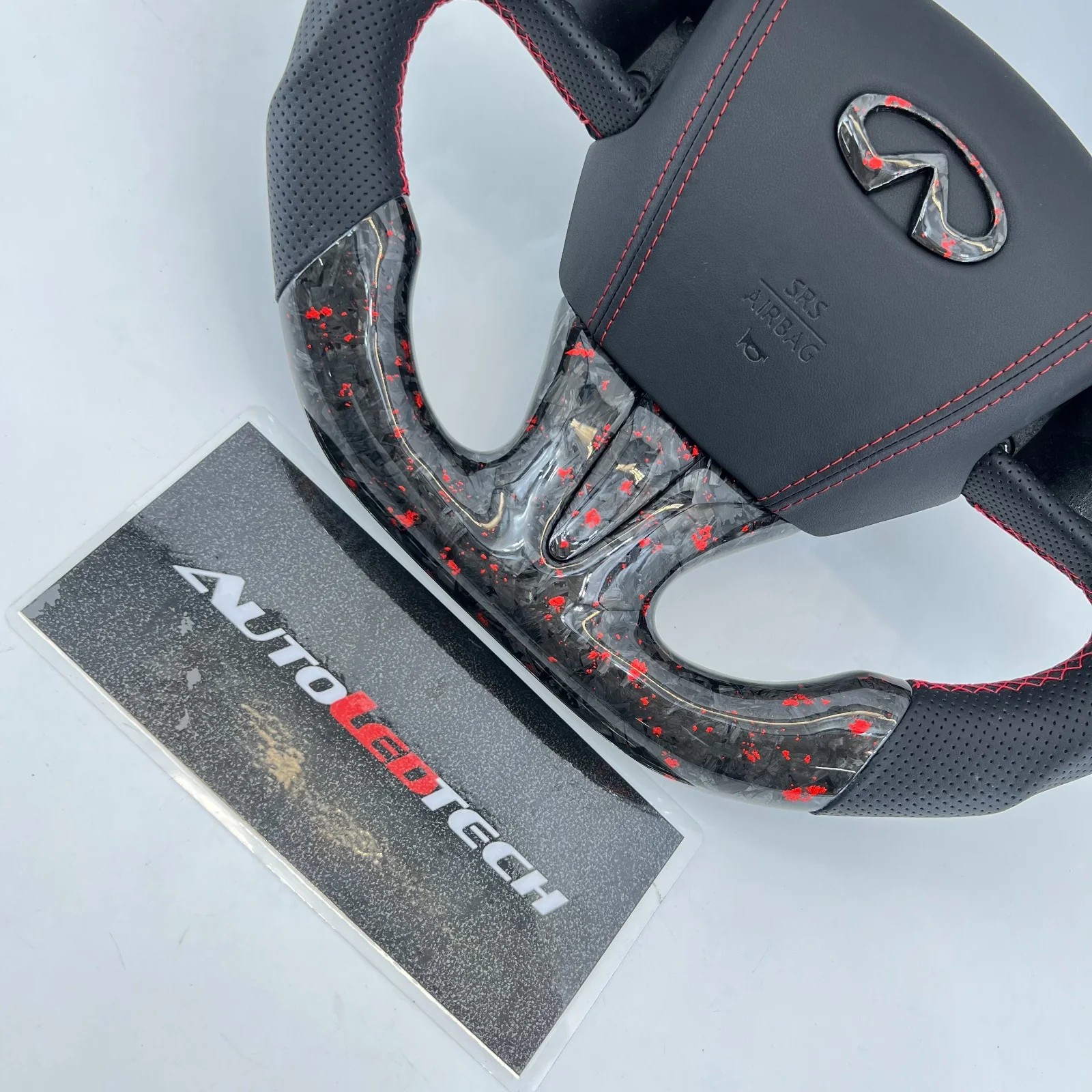 2013-2024 Infiniti Q50 Q60 Custom Carbon Fiber Steering Wheel - Image 17