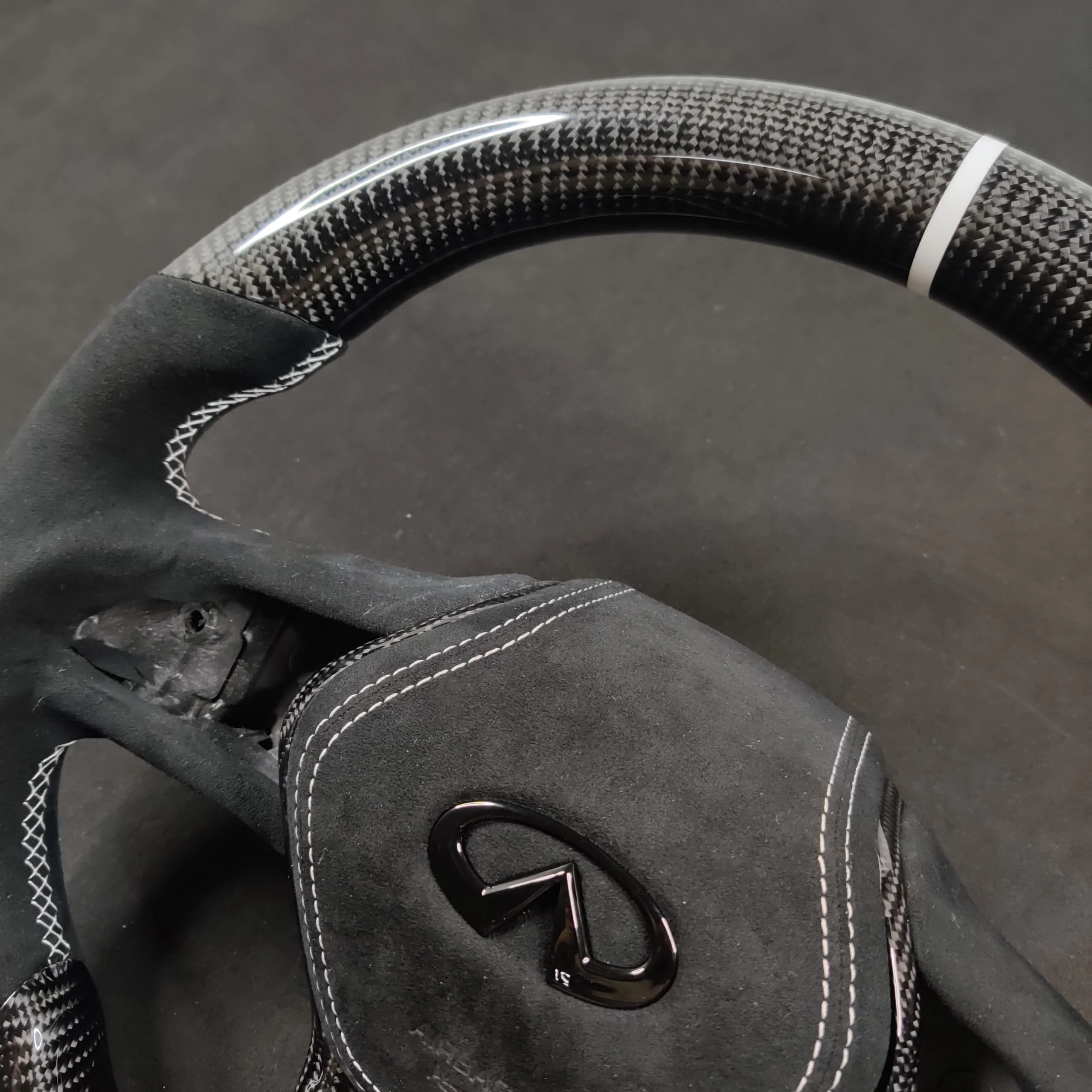 2013-2024 Infiniti Q50 Q60 Custom Carbon Fiber Steering Wheel - Image 28