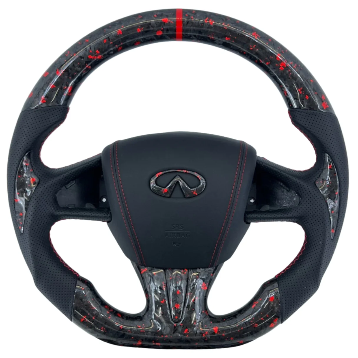 2013-2024 Infiniti Q50 Q60 Custom Carbon Fiber Steering Wheel - Image 5