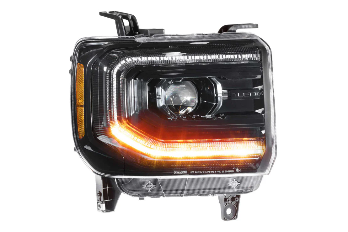 2014-2019 GMC Sierra 1500 2500 HD LED DRL Projector Replacement Headlights - Image 10
