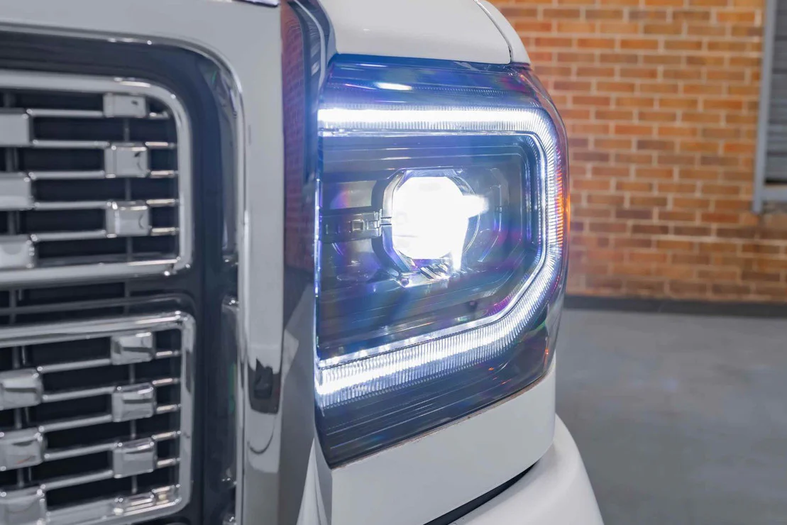 2014-2019 GMC Sierra 1500 2500 HD LED DRL Projector Replacement Headlights - Image 6