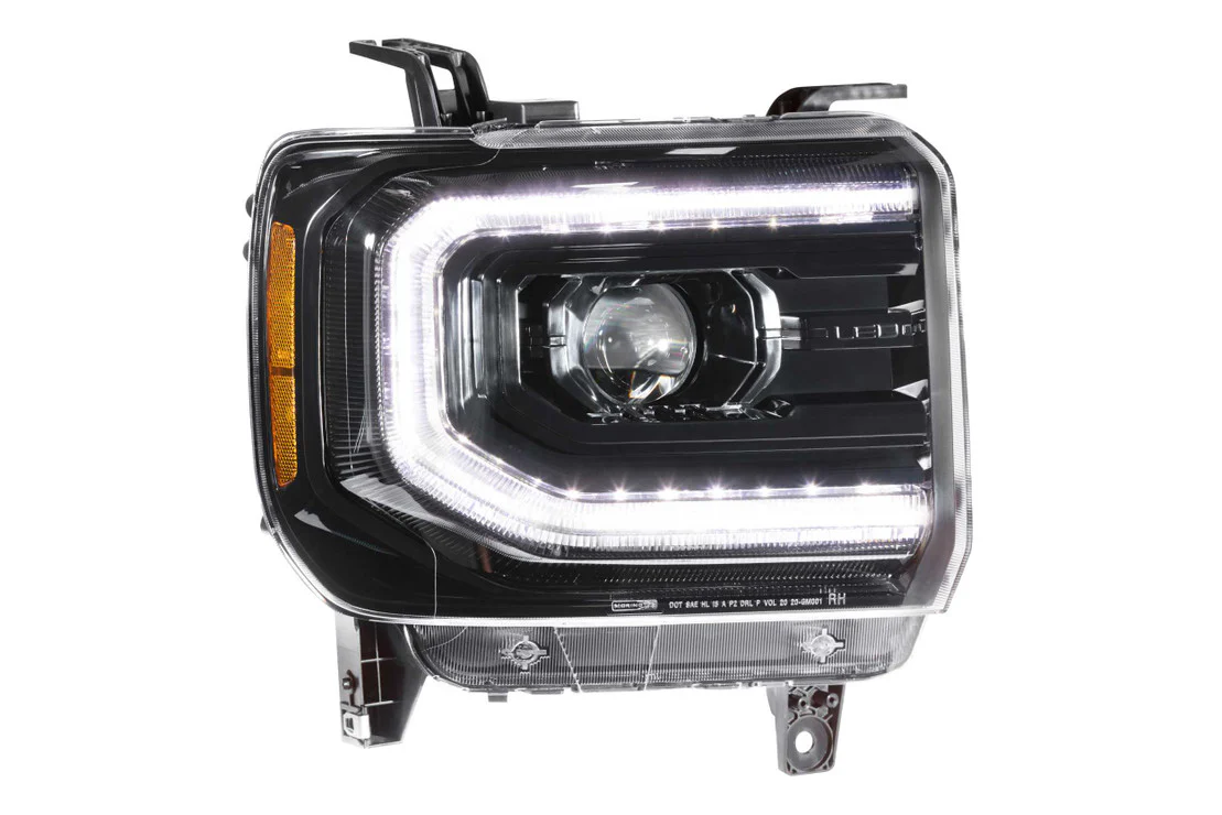 2014-2019 GMC Sierra 1500 2500 HD LED DRL Projector Replacement Headlights - Image 9