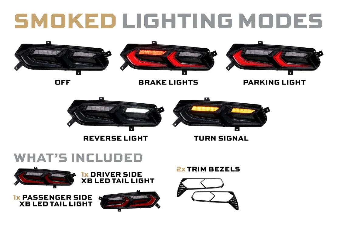 2014-2019 Chevy Corvette FACELIFT LED DRL Projector Headlights - C8 Design - Image 23