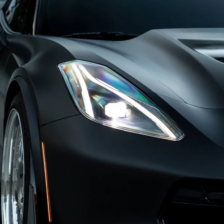 2014-2019 Chevy Corvette FACELIFT LED DRL Projector Headlights - C8 Design - Image 3