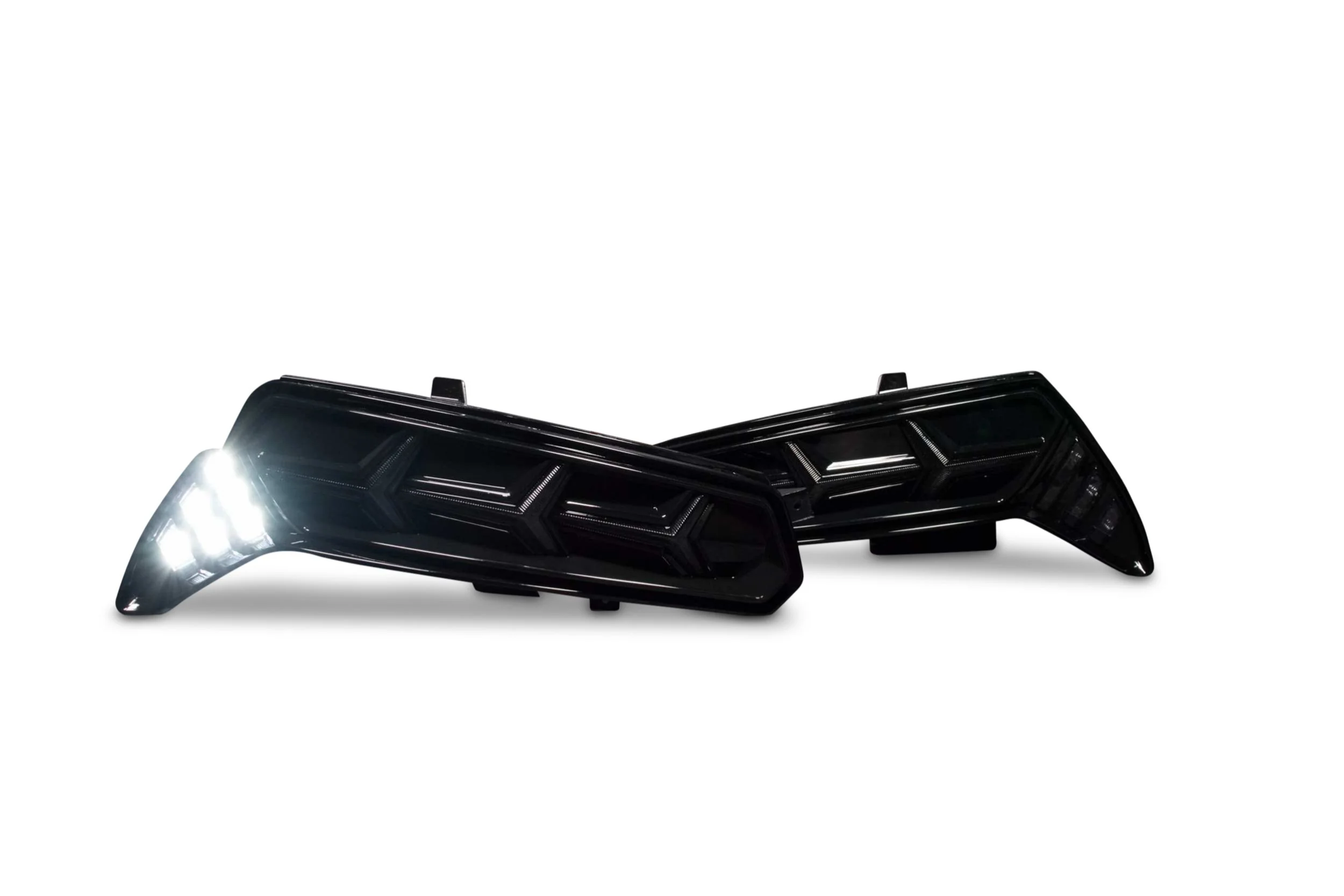 2014-2019 Chevrolet C7 Corvette XB LED DRL Headlights - Aventador Style - Image 16