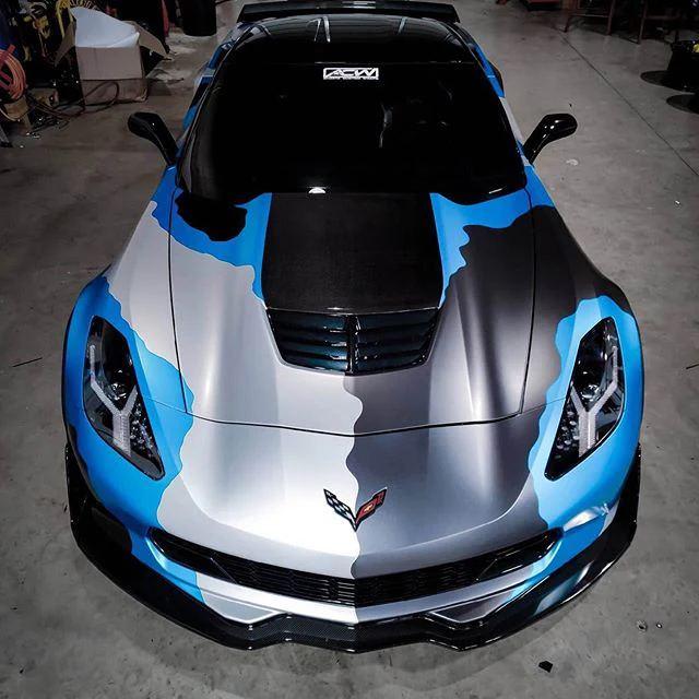 2014-2019 Chevrolet C7 Corvette XB LED DRL Headlights - Aventador Style - Image 8