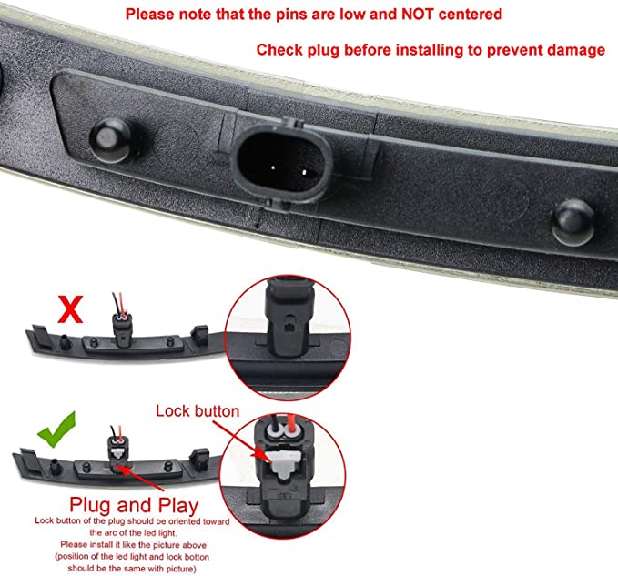 2014-2019 Chevrolet C7 Corvette Clear or Smoked LED Sidemarkers Rear Bumper Lights - Image 13