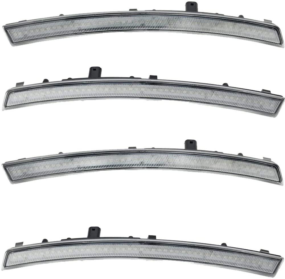 2014-2019 Chevrolet C7 Corvette Clear or Smoked LED Sidemarkers Rear Bumper Lights - Image 15