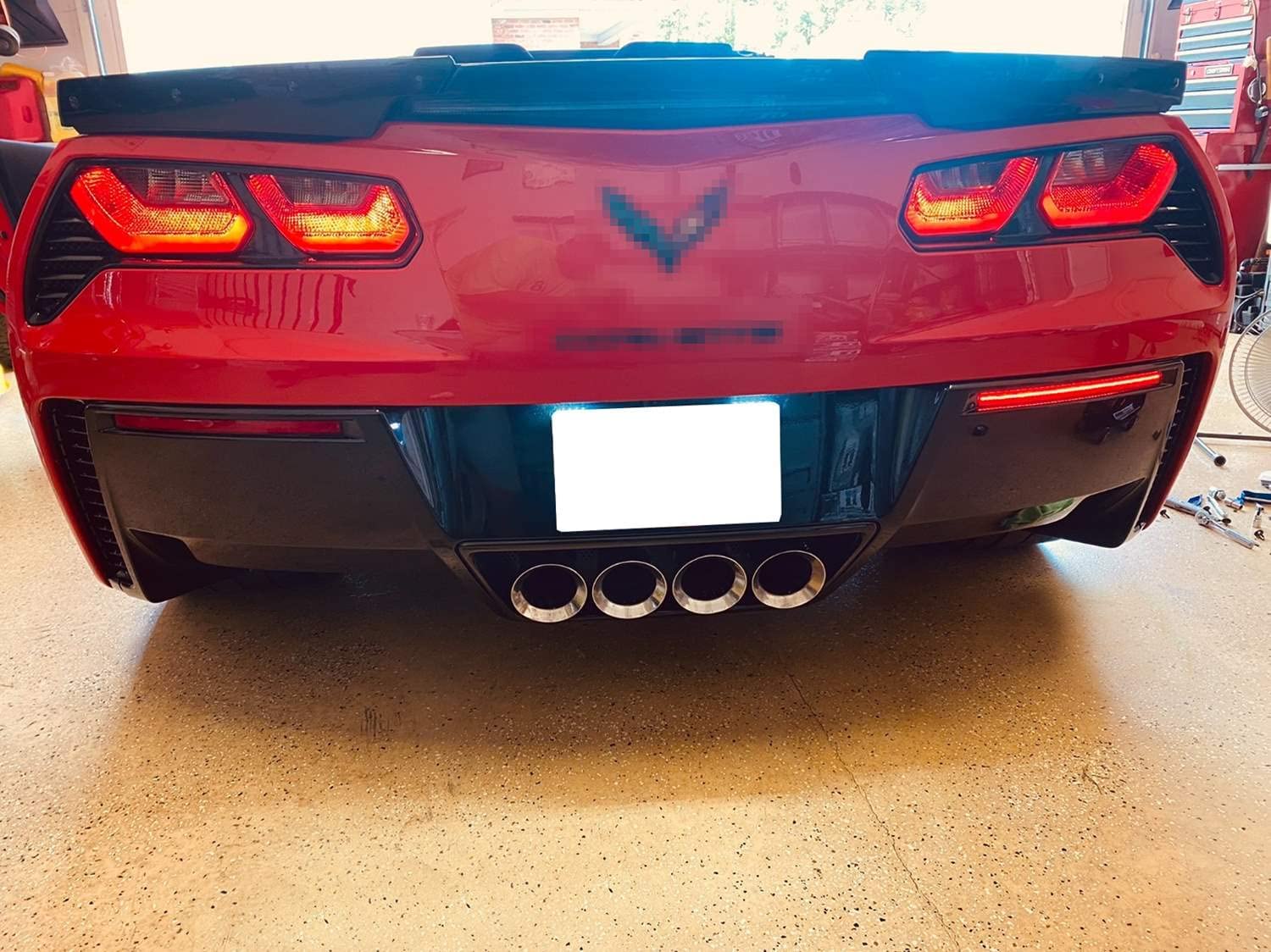 2014-2019 Chevrolet C7 Corvette Clear or Smoked LED Sidemarkers Rear Bumper Lights - Image 20