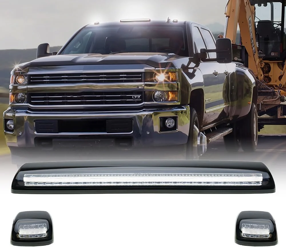 2014-2019 GMC Chevy Sierra Silverado HD Smoked Switchback LED Mirror Lights - Image 6
