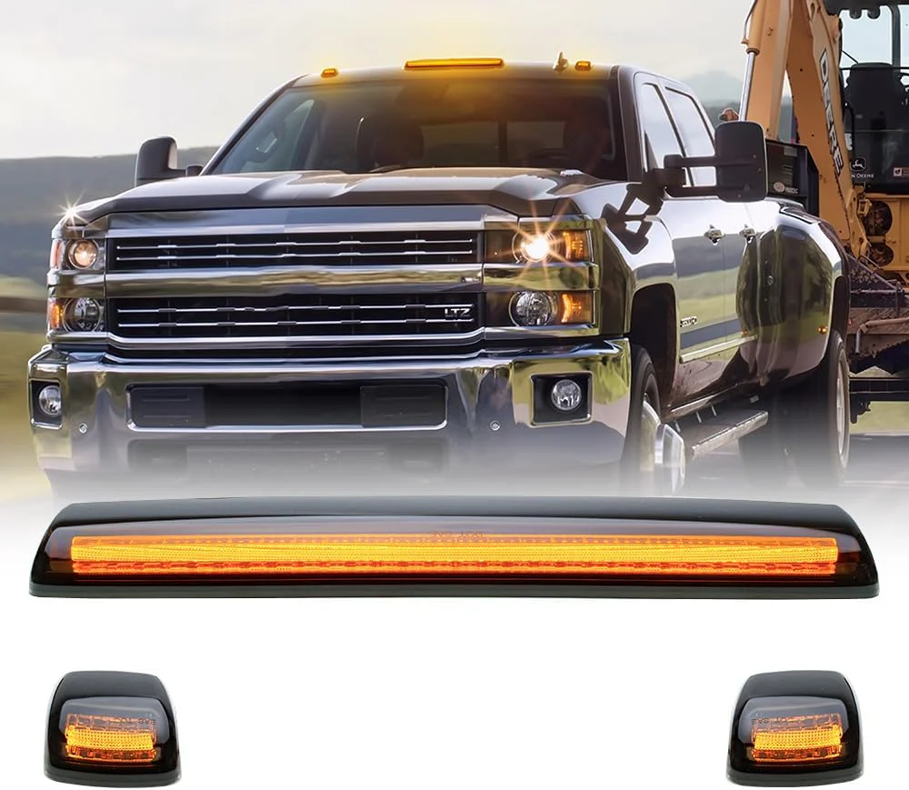 2014-2019 GMC Chevy Sierra Silverado HD Smoked Switchback LED Mirror Lights - Image 7