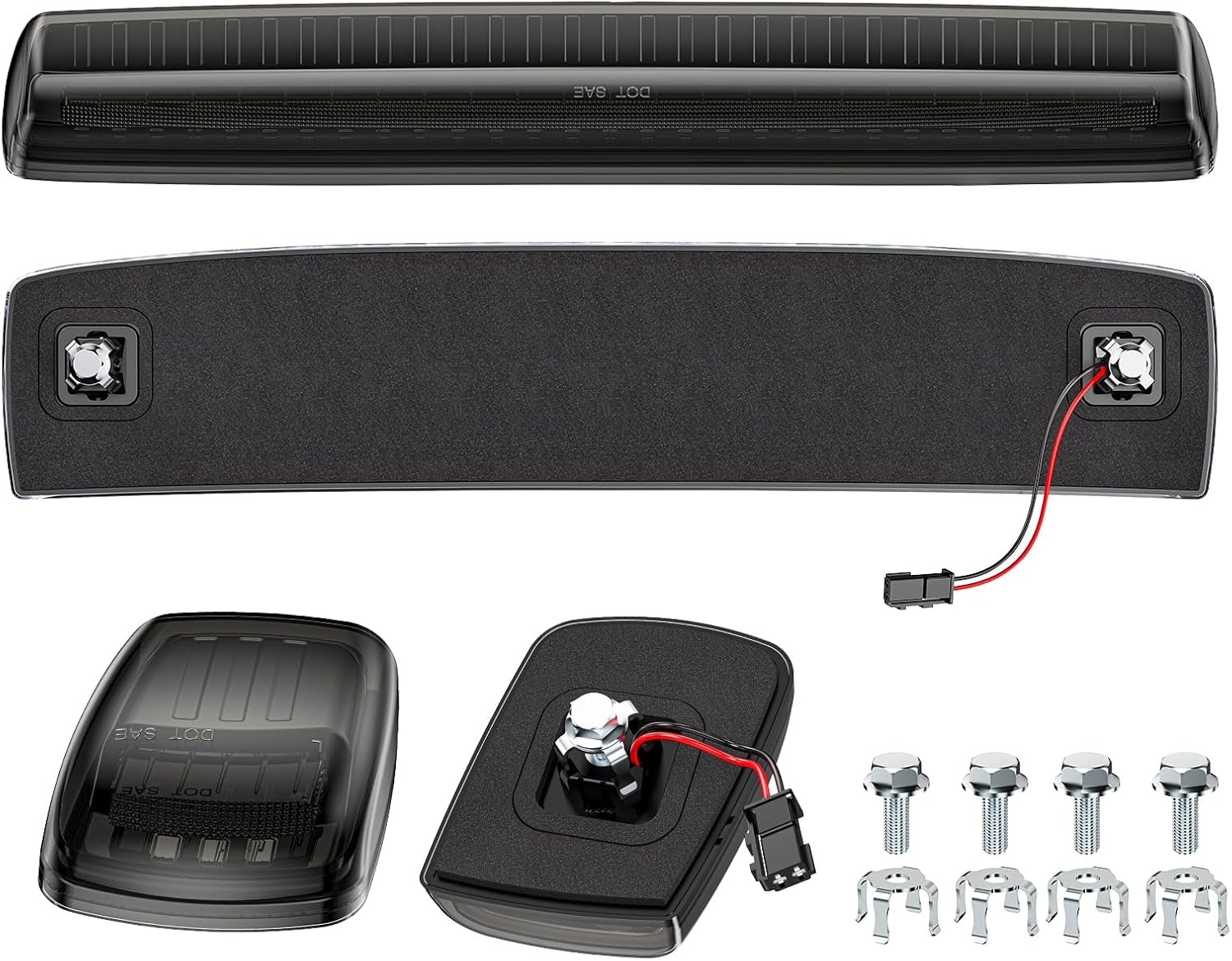 2014-2019 GMC Chevy Sierra Silverado HD Smoked Switchback LED Mirror Lights - Image 8