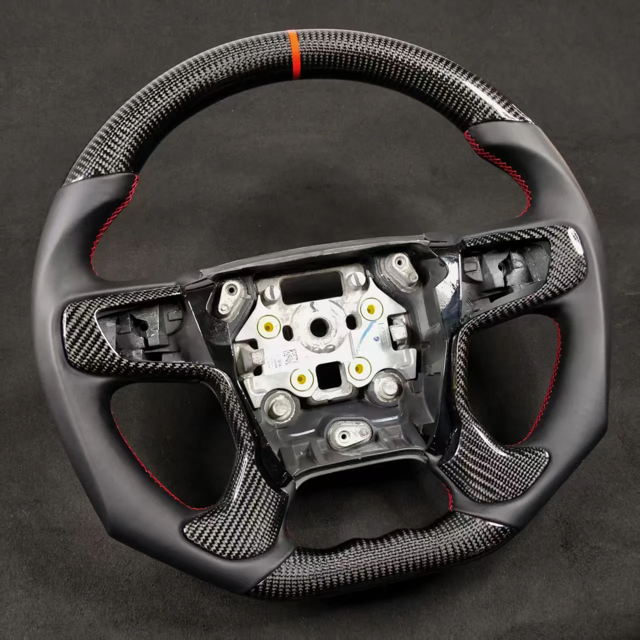 2014-2020 GMC Sierra Yukon Custom Carbon Fiber Steering Wheel - Image 16