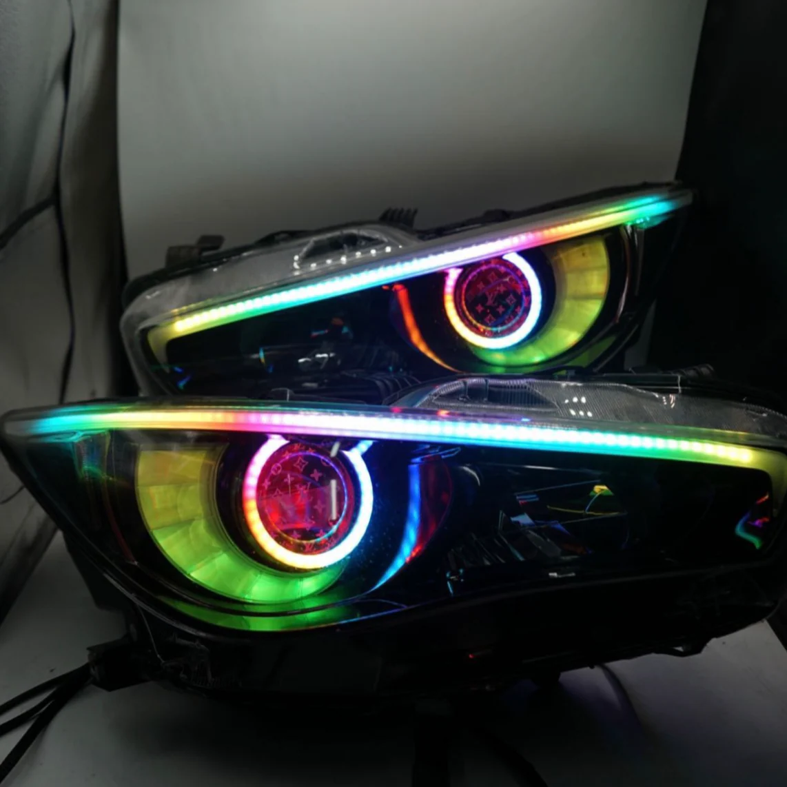 2014-2024 Infiniti Q50 RGBW Flow Series LED DRL Boards - Image 14