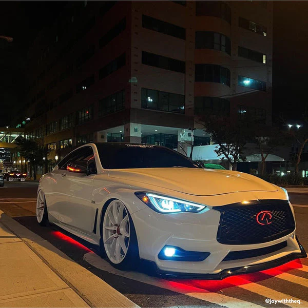 2014-2024 Q50 Q60 Color Changing RGB Flow LED Badge Grill Emblem Logo - Image 3