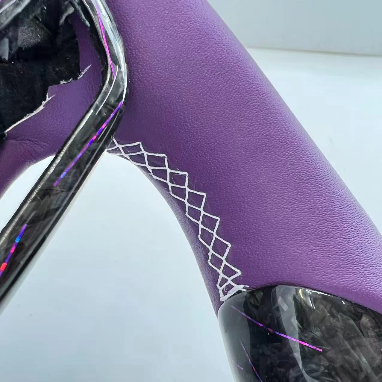 2014-2021 Jeep Trackhawk SRT Custom Carbon Fiber Steering Wheel w/ LED RPM Display - Image 12