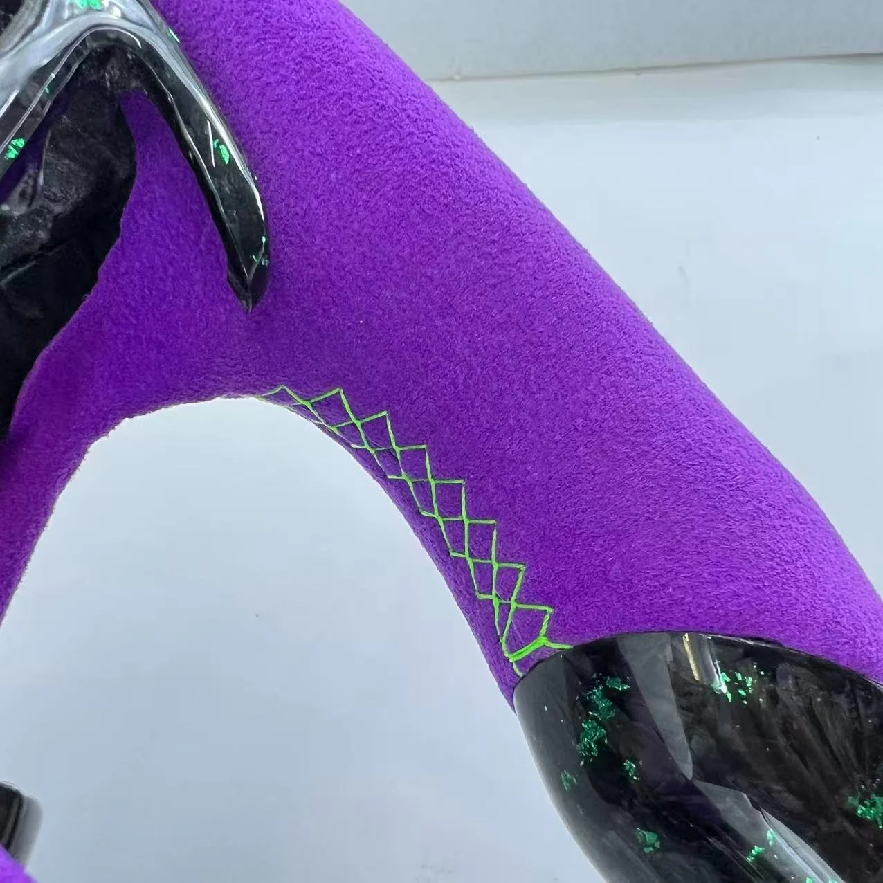 2014-2021 Jeep Trackhawk SRT Custom Carbon Fiber Steering Wheel w/ LED RPM Display - Image 9