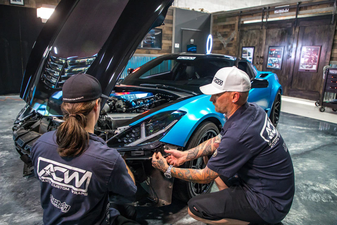 2014-2019 Chevy C7 Corvette RGBW Flow Series LED DRL XB LED Headlights - Image 22