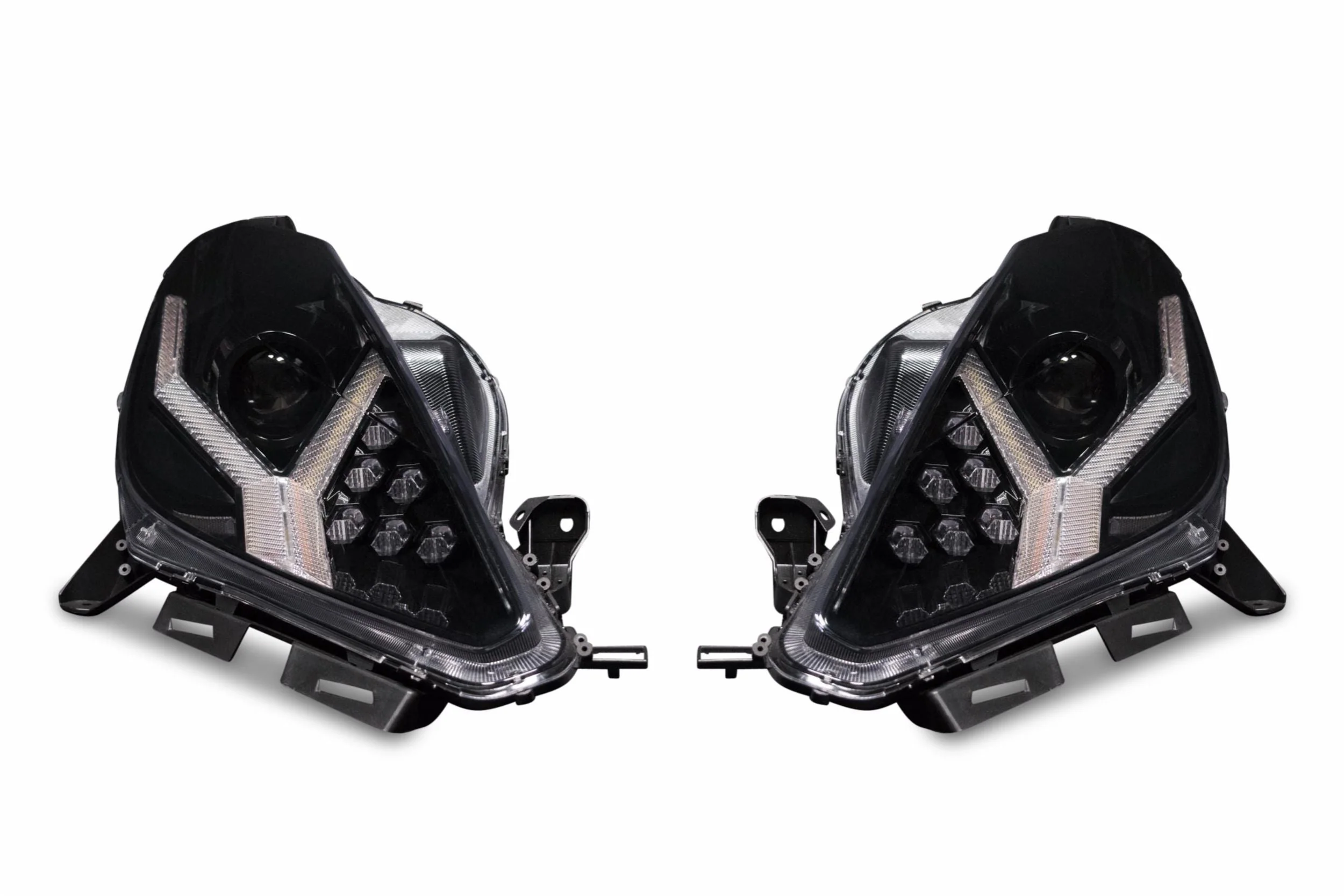 2014-2019 Chevy C7 Corvette RGBW Flow Series LED DRL XB LED Headlights - Image 27