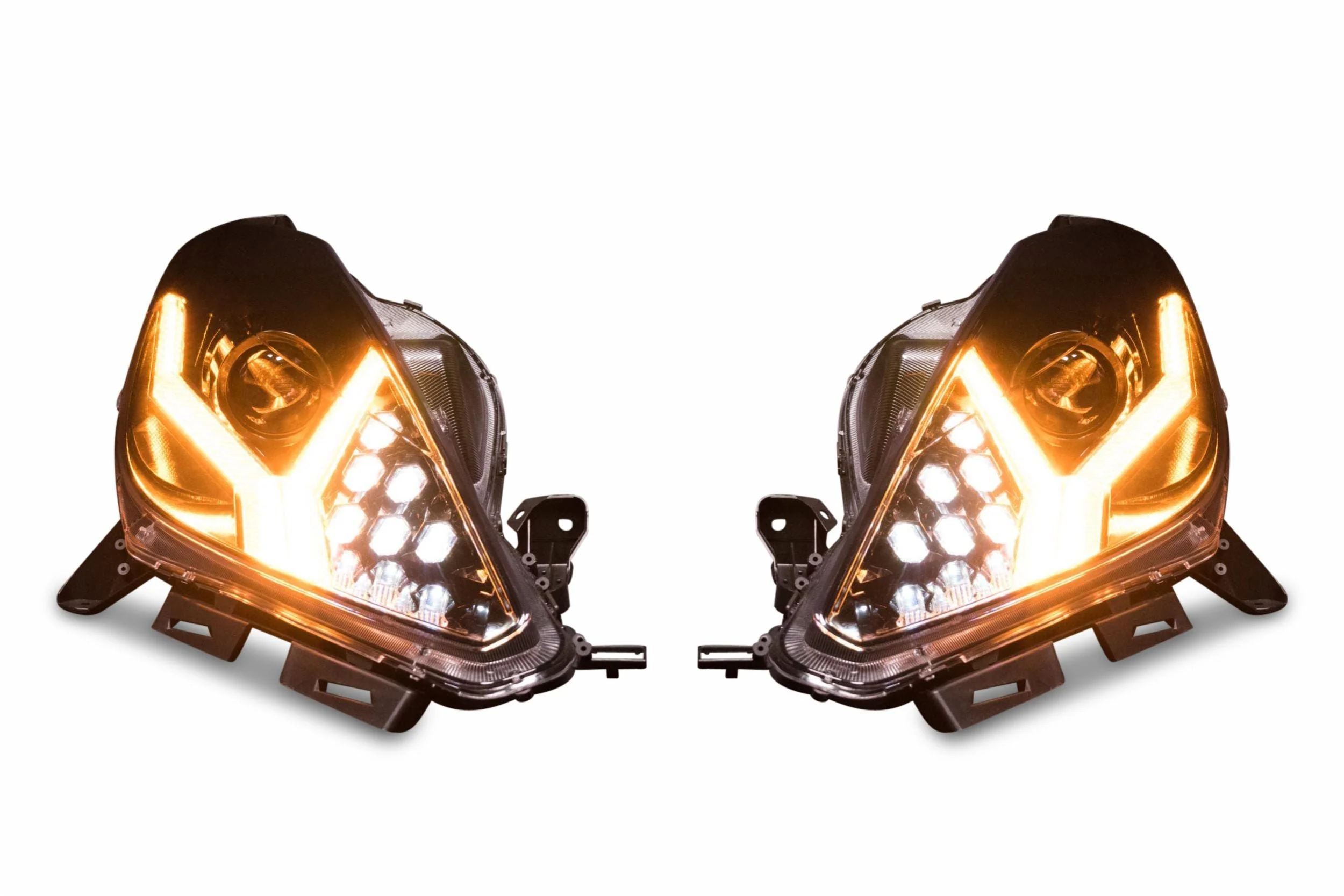 2014-2019 Chevy C7 Corvette RGBW Flow Series LED DRL XB LED Headlights - Image 28