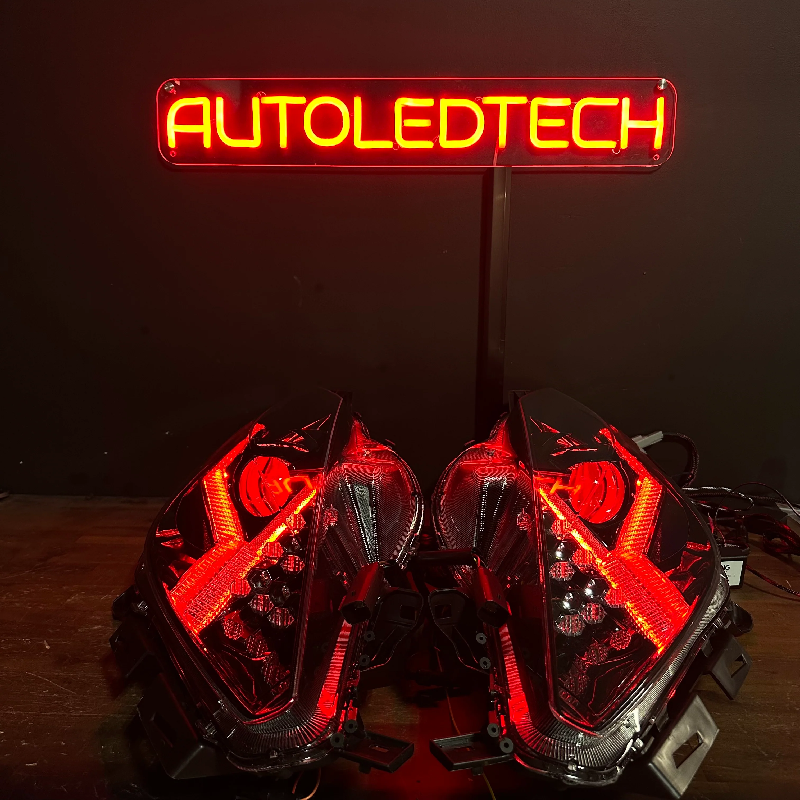 2014-2019 Chevy C7 Corvette RGBW Flow Series LED DRL XB LED Headlights - Image 3