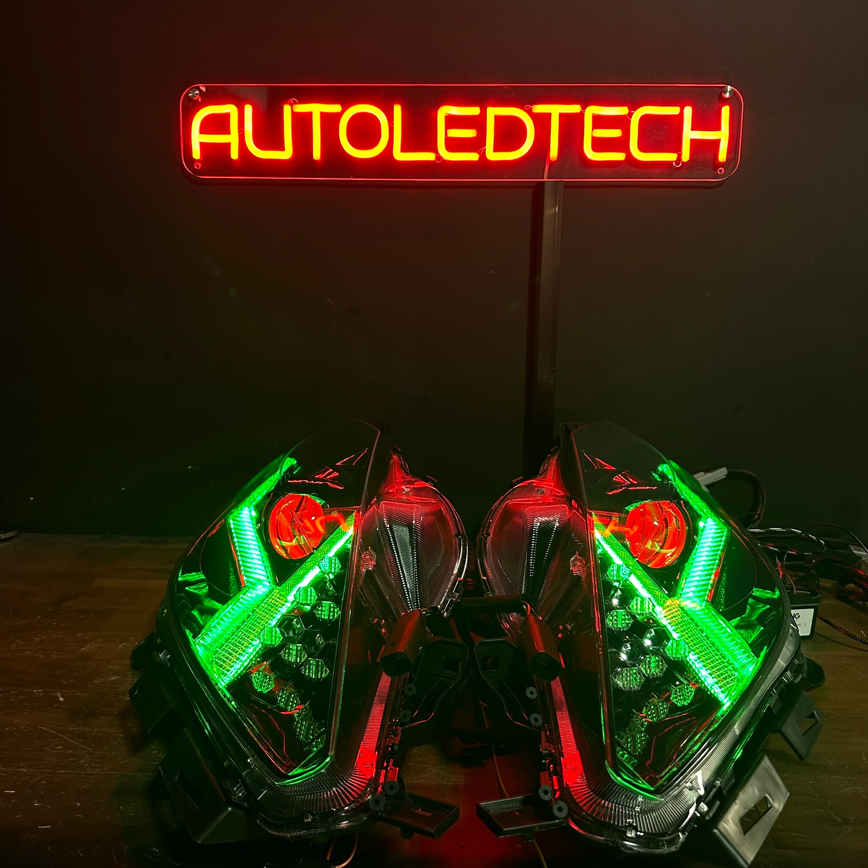 2014-2019 Chevy C7 Corvette RGBW Flow Series LED DRL XB LED Headlights - Image 5