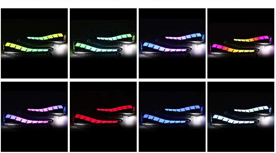 2014-2024 Infiniti Q50 Flow Series RGB LED Bumper Lights - Image 16