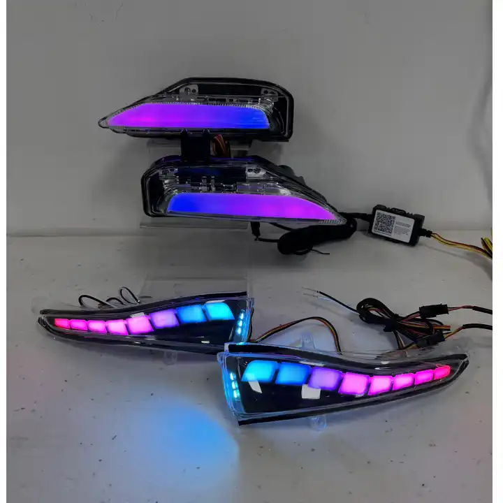 2014-2024 Infiniti Q50 Flow Series RGB LED Bumper Lights - Image 4