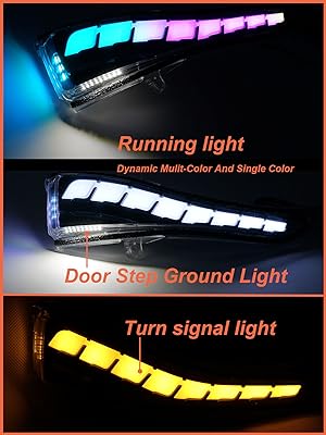 2014-2024 Infiniti Q50 Flow Series RGB LED Bumper Lights - Image 8