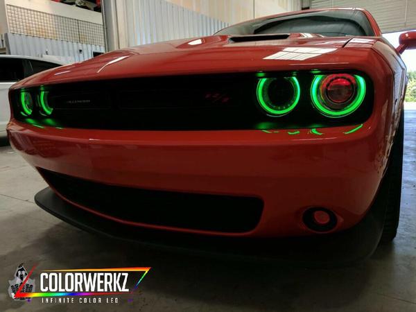 2015-2023 Dodge Challenger RGBW +A LED DRL Replacement Boards - Image 14