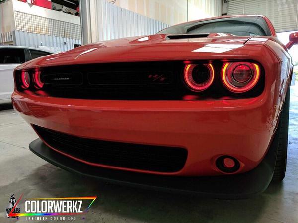 2015-2023 Dodge Challenger RGBW +A LED DRL Replacement Boards - Image 16