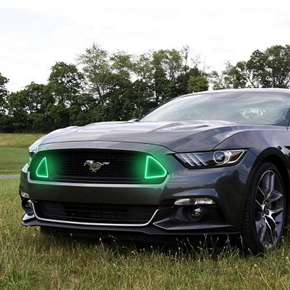 2015-2017 Ford Mustang GT RGBW Flow Series LED Exterior Grill Lights - Image 10