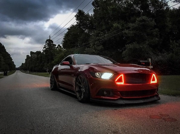 2015-2017 Ford Mustang GT RGBW Flow Series LED Exterior Grill Lights - Image 7
