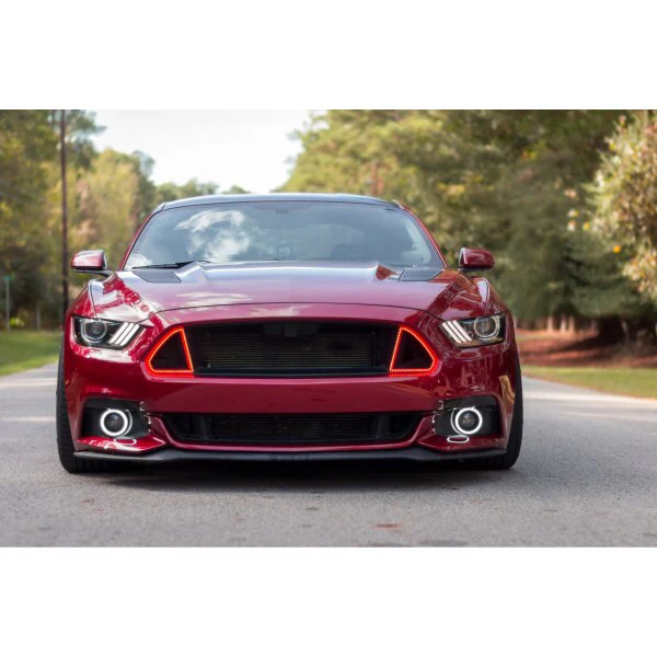 2015-2017 Ford Mustang GT RGBW Flow Series LED Exterior Grill Lights - Image 8