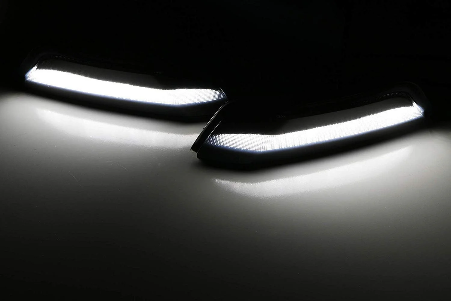 2015-2017 Ford Mustang Smoked Clear Sequential Switchback LED Turn Signal Lights - Image 4