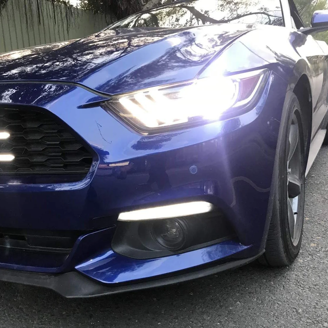 2015-2017 Ford Mustang Smoked Clear Sequential Switchback LED Turn Signal Lights - Image 7