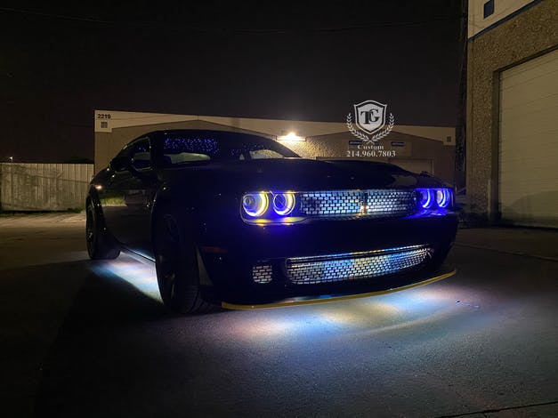 2015-2023 Dodge Challenger RGBW Flow Series LED Halo Kit - Image 10