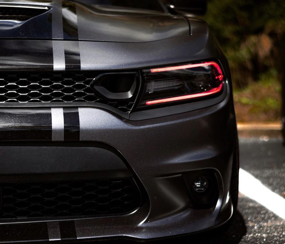 2015-2023 Dodge Charger RGBW Flow Series LED DRL Prebuilt Halo Headlights - Image 37