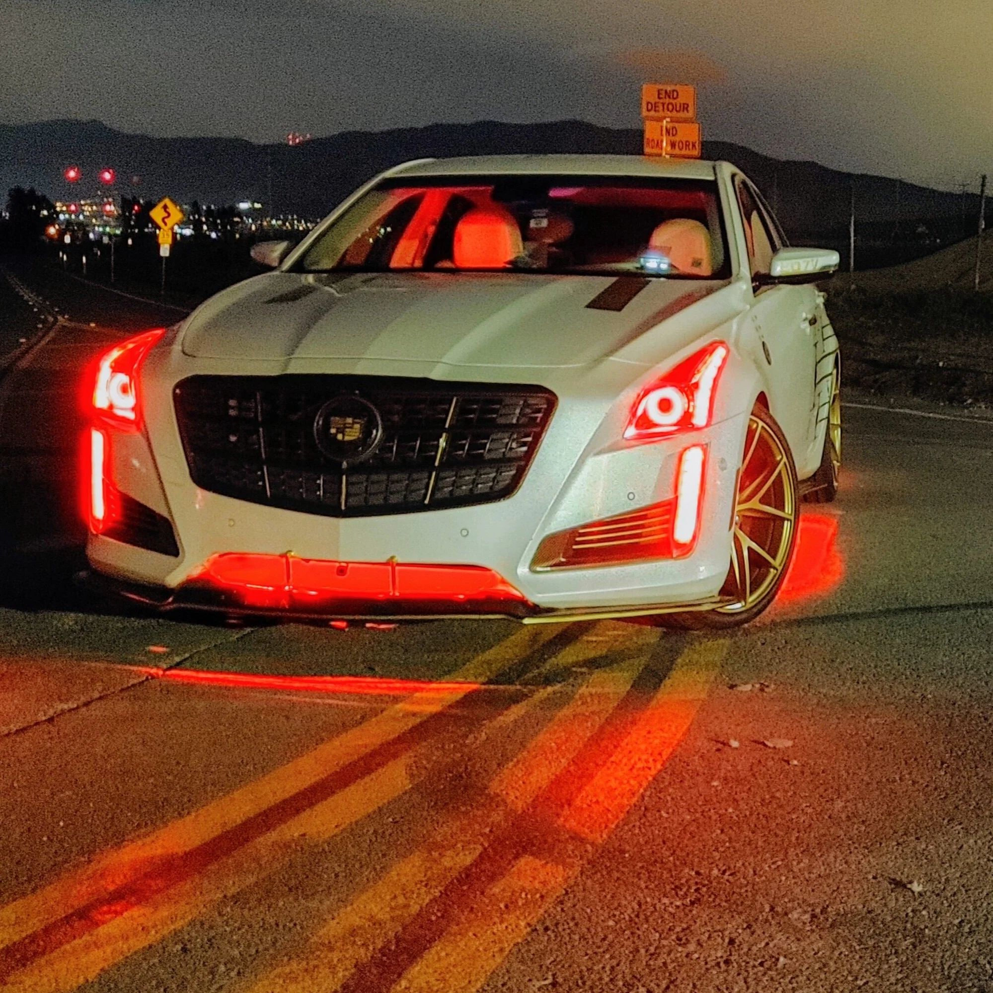 2014-2020 Cadillac CTS CTS-V RGBW Flow Series LED Halo DRL Kit - Image 8
