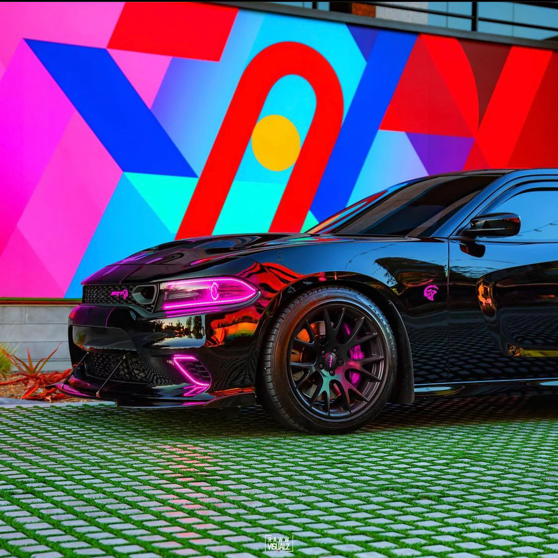 2015-2023 Dodge Charger RGBW Flow Series Waterproof Fog Light Outline Halo Kit - Image 13