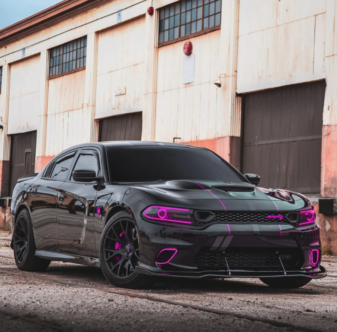 2015-2023 Dodge Charger RGBW Flow Series Waterproof Fog Light Outline Halo Kit - Image 20