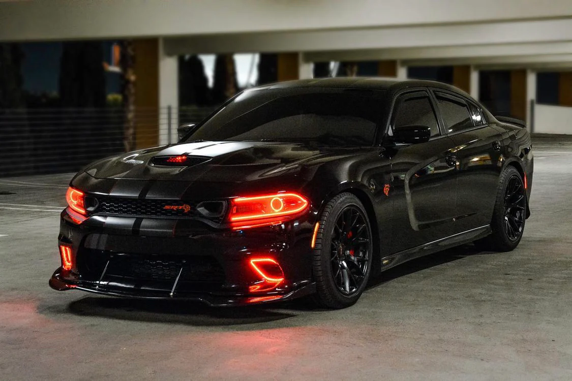 2015-2023 Dodge Charger RGBW Flow Series Waterproof Fog Light Outline Halo Kit - Image 22