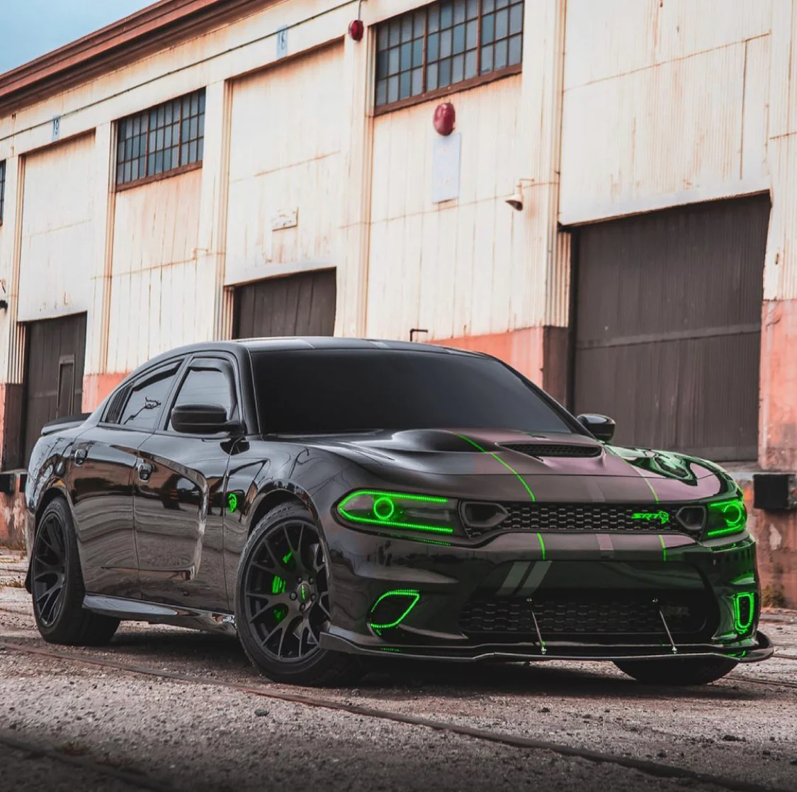 2015-2023 Dodge Charger RGBW Flow Series Waterproof Fog Light Outline Halo Kit - Image 24