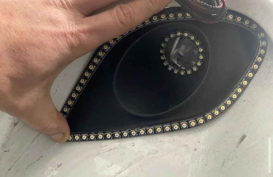 2015-2023 Dodge Charger RGBW Flow Series Waterproof Fog Light Outline Halo Kit - Image 4