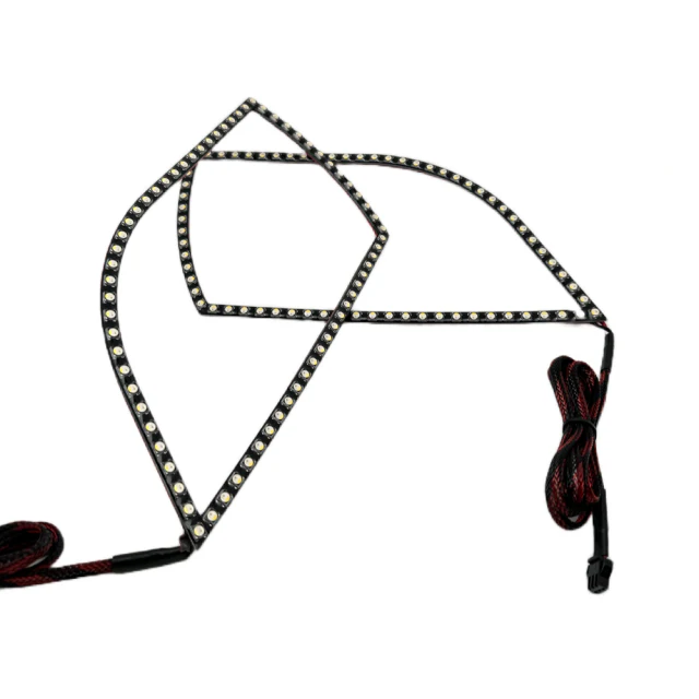 2015-2023 Dodge Charger RGBW Flow Series Waterproof Fog Light Outline Halo Kit - Image 6