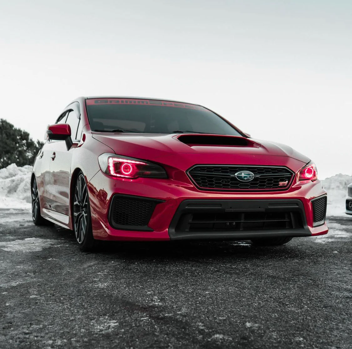 2015-2017 Subaru WRX STI RGBW Color-Chasing C-Bar LED DRL Board Halo Kit - Image 7