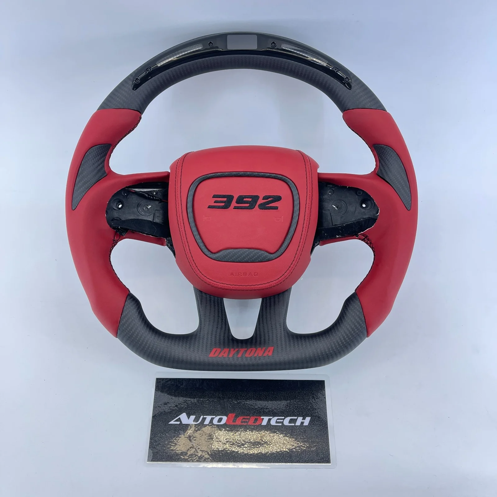 2015-2023 Dodge Charger Challenger Custom Carbon Fiber LED Steering Wheel - Image 128