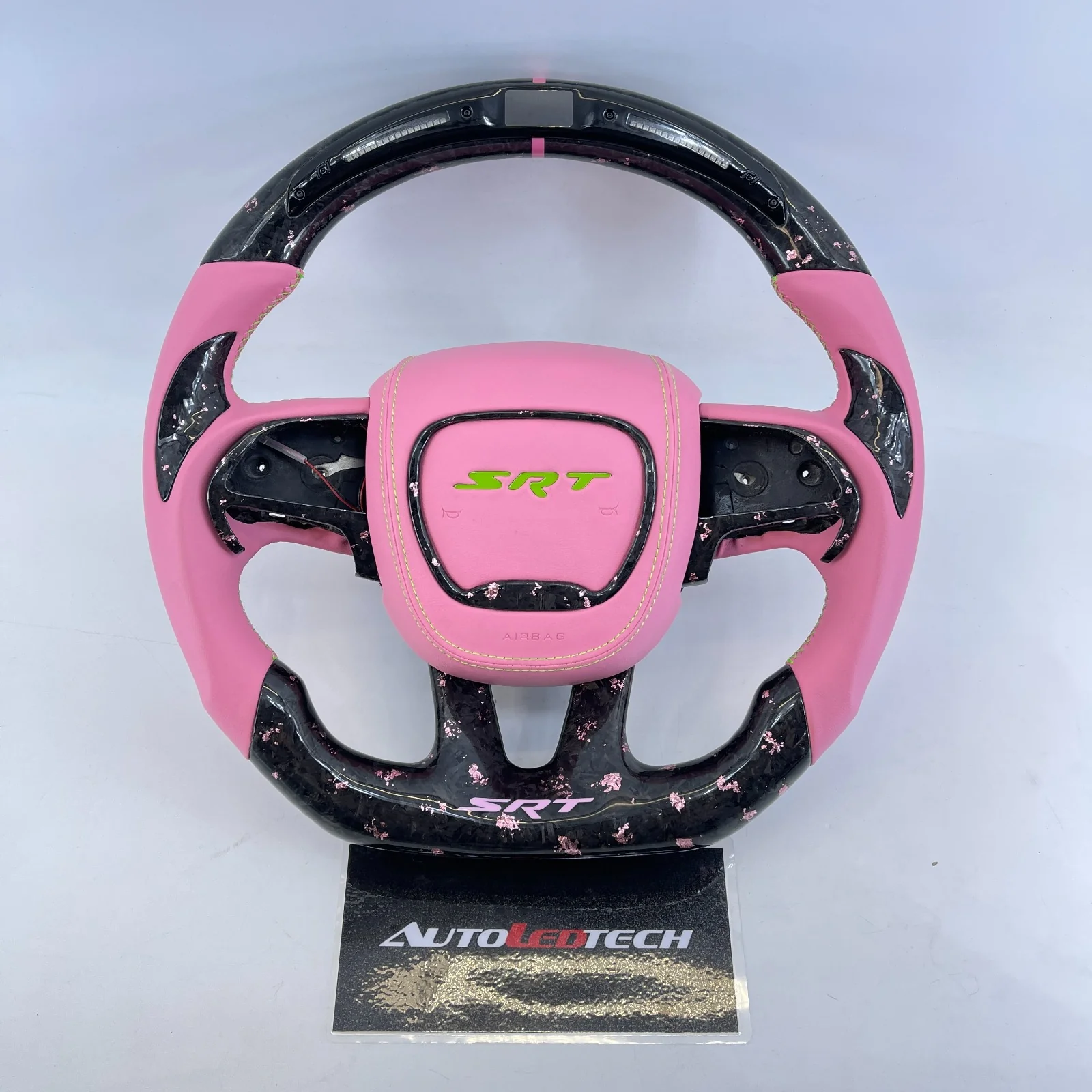 2015-2023 Dodge Charger Challenger Custom Carbon Fiber LED Steering Wheel - Image 139